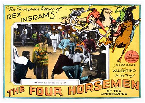 The Four Horsemen of the Apocalypse!  A Silent Epic Starring Rudolph Valentino and Love Against the Backdrop of World War I